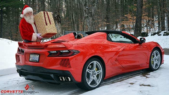 Santa's New Sleigh is a 2020 Corvette!